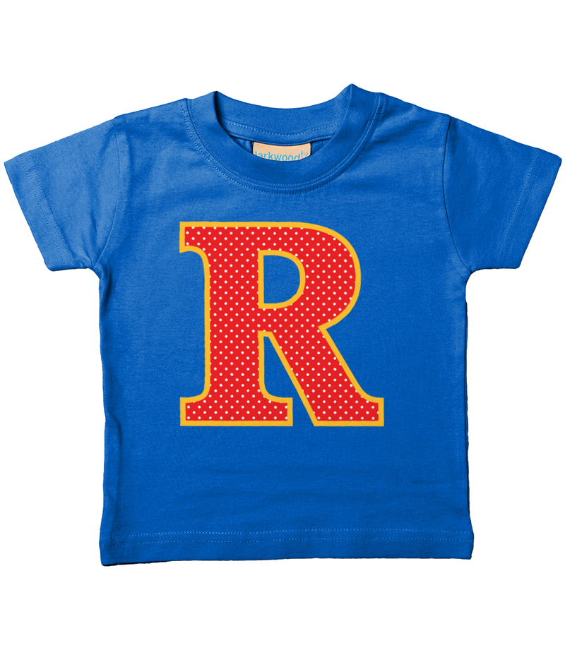 Red Polka Dot T-Shirt Letter R