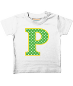 Green Crabs T-Shirt Letter P