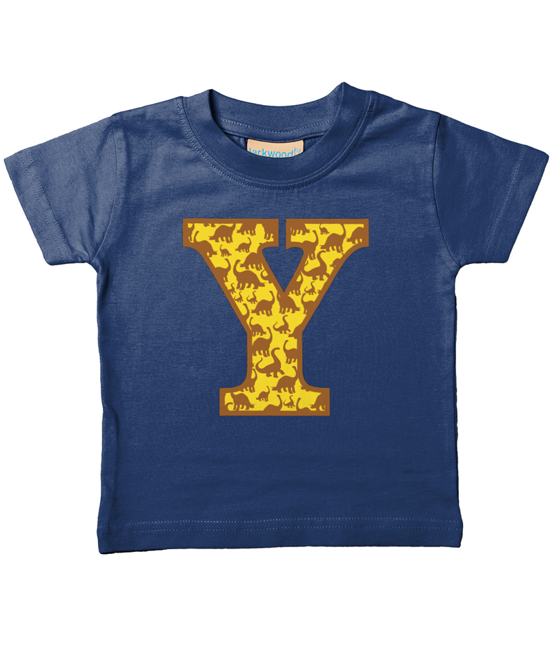 Yellow Dinosaur T-Shirt Letter Y