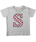 Pink Cats T-Shirt Letter S