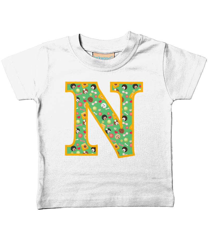 Doodle Dogs T-Shirt Letter N