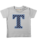 Blue Horse T-Shirt Letter T