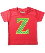 Green Crabs T-Shirt Letter Z