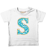 Blue Dinosaur T-Shirt Letter S