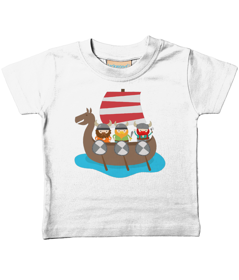 Vikings Boat T Shirt