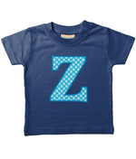 Blue Paws T-Shirt Letter Z