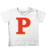 Red Polka Dot T-Shirt Letter P