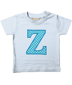 Blue Paws T-Shirt Letter Z