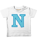 Blue Paws T-Shirt Letter N