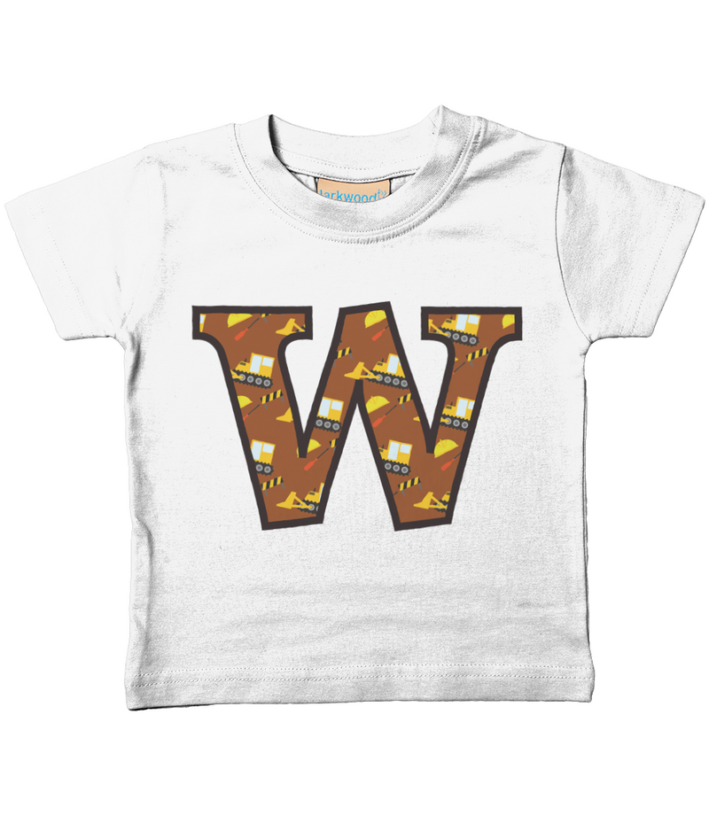 Brown Digger Letter W T Shirt