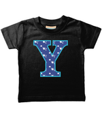 Blue Helicopter Letter Y T Shirt