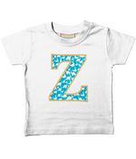 Blue Dinosaur T-Shirt Letter Z