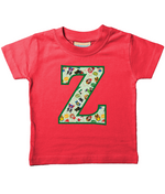 Green Pet Superheroes T-Shirt Letter Z