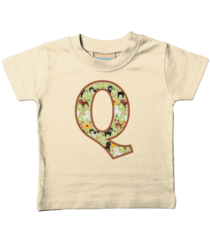 Doggy Playtime T-Shirt Letter Q