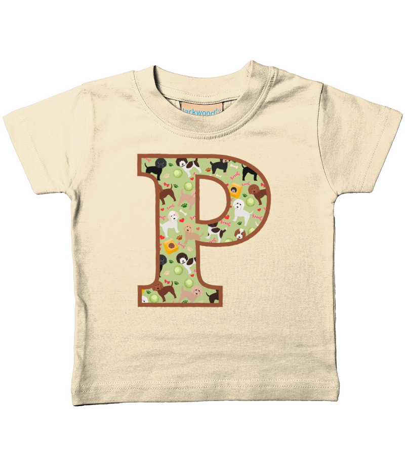 Doggy Playtime T-Shirt Letter P