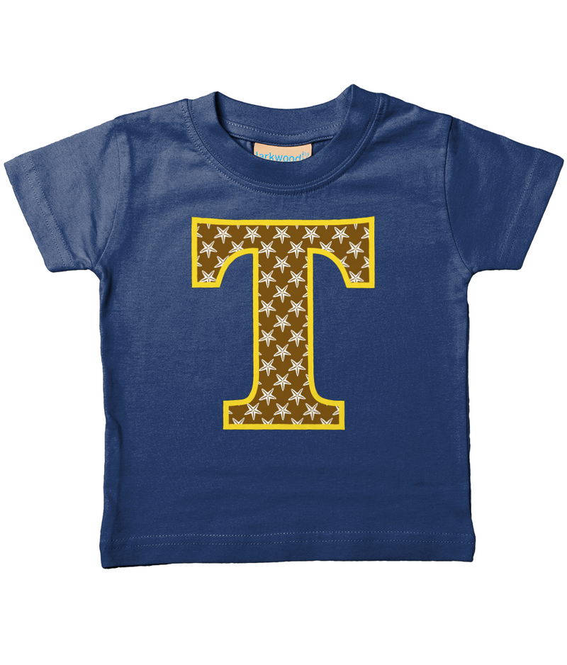 Brown Starfish Letter T T Shirt