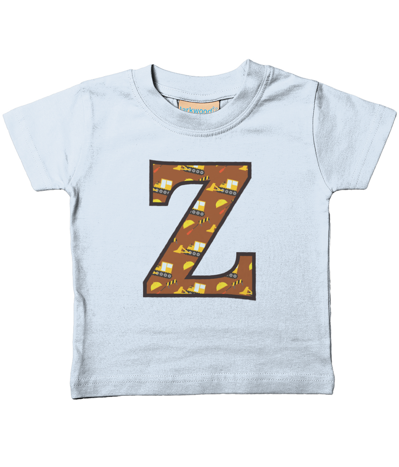 Brown Digger Letter Z T Shirt