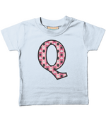 Pink Cats T-Shirt Letter Q