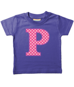 Pink Paws T-Shirt Letter P