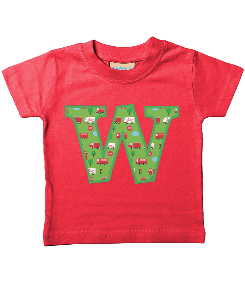 Traffic T-Shirt Letter W