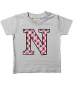 Pink Cats T-Shirt Letter N