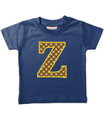 Brown Starfish Letter Z T Shirt