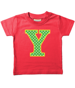 Green Crabs T-Shirt Letter Y