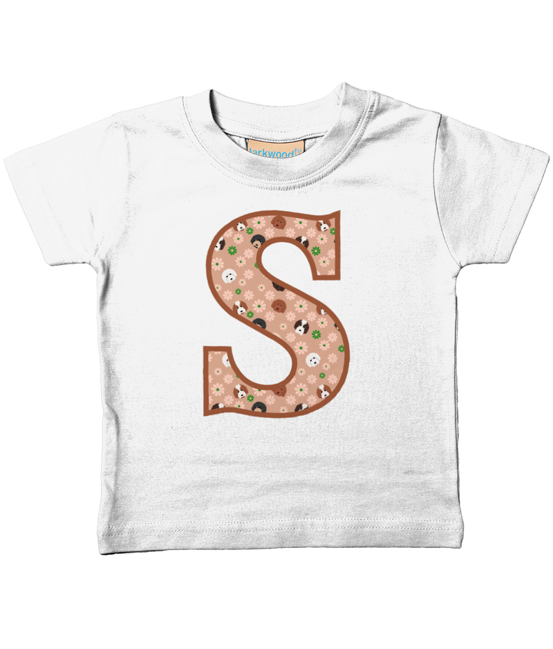 Doodle Dogs Letter S T Shirt