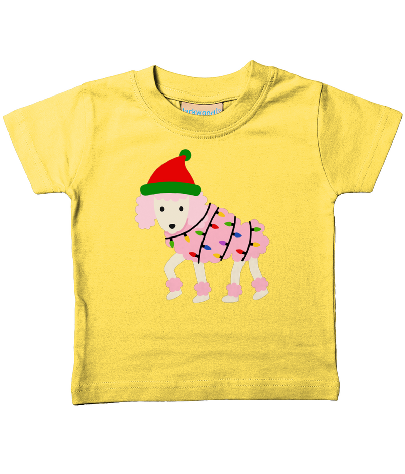 Christmas Poodle t Shirt