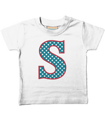 Blue Stars Letter S T Shirt