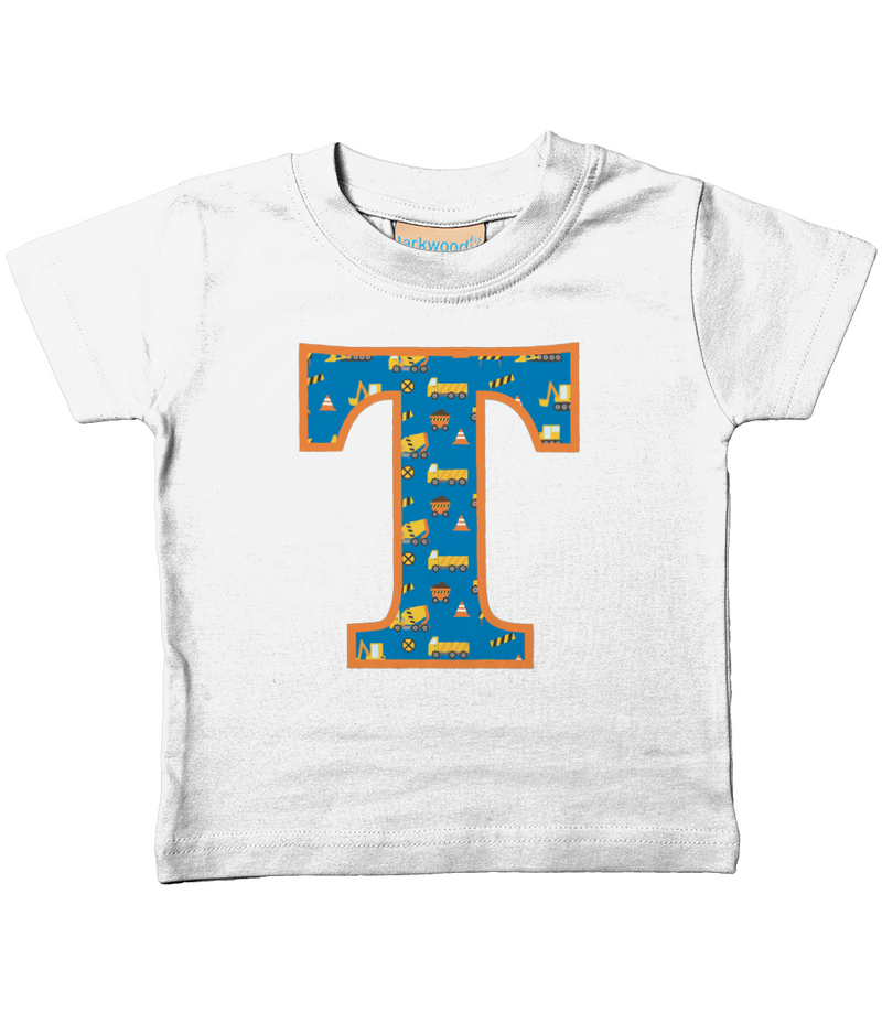 Blue Digger Letter T T Shirt