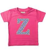 Purple Dogs And Cats T-Shirt Letter Z