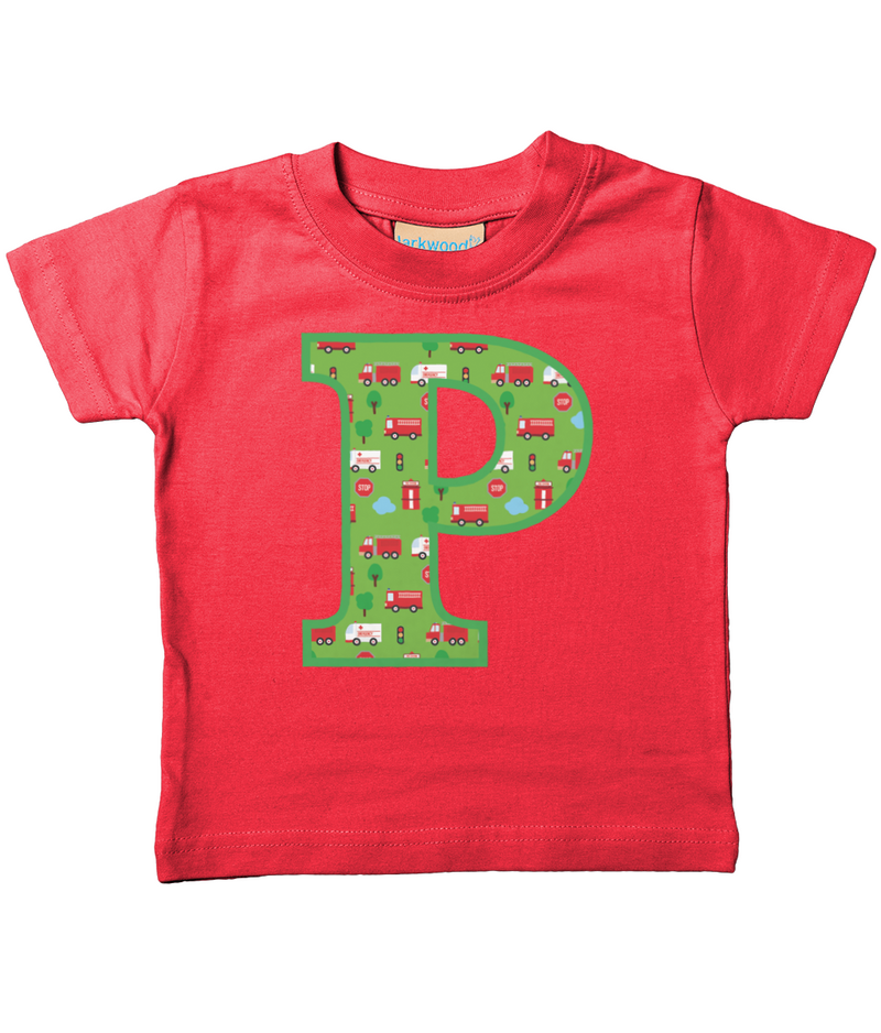 Traffic T-Shirt Letter P