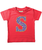 Purple Cats T-Shirt Letter S