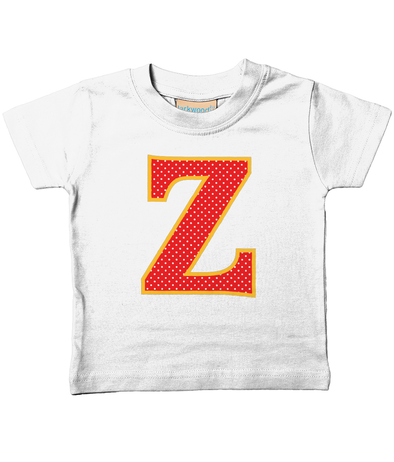 Red Polka Dot T-Shirt Letter Z