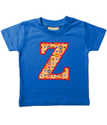 Orange Pet Superheroes T-Shirt Letter Z