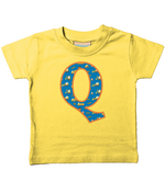 Blue Digger Letter Q T Shirt