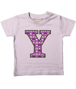 Purple Dog And Cat Love Letter Y T Shirt