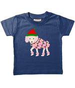 Christmas Poodle t Shirt