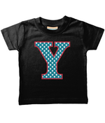 Blue Stars Letter Y T Shirt