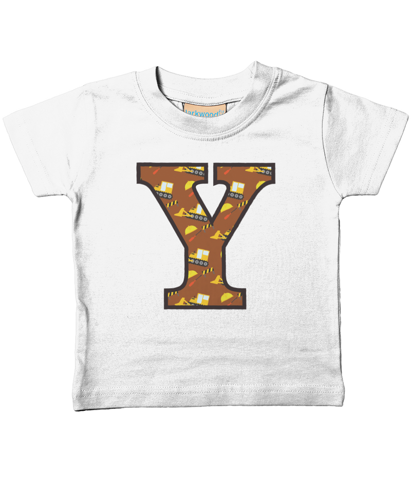 Brown Digger Letter Y T Shirt