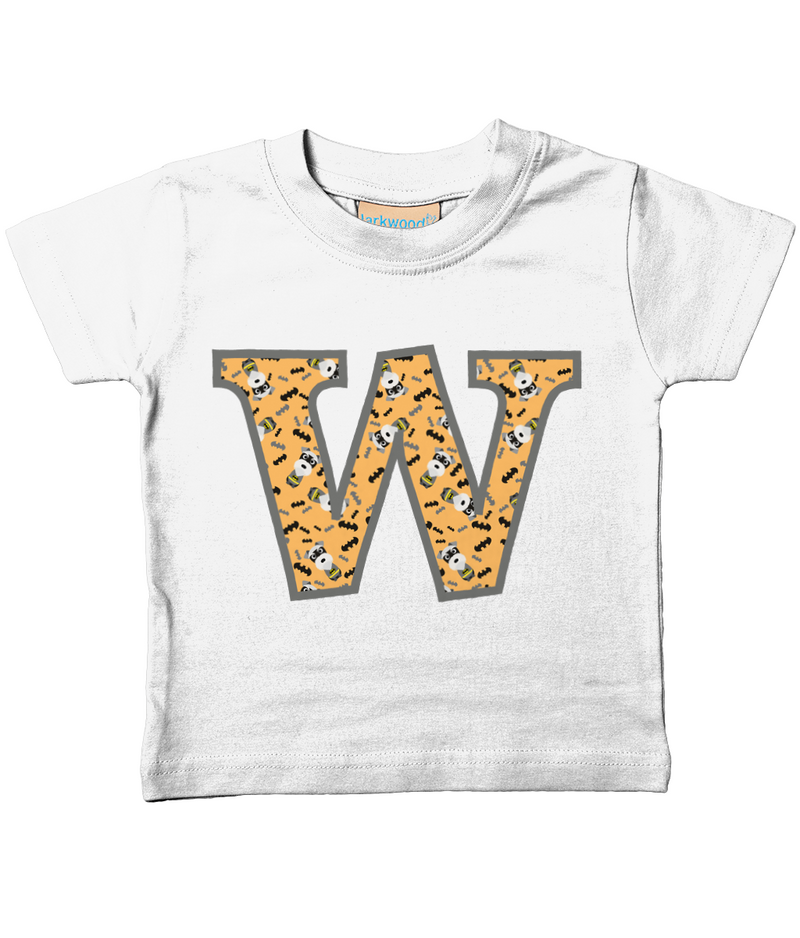 Batman Dog T-Shirt Letter W