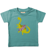 Green Lady Dinosaur T Shirt