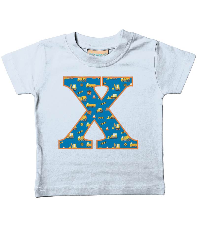 Blue Digger Letter X T Shirt