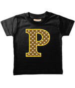 Brown Starfish Letter P T Shirt