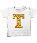 Yellow Dinosaur T-Shirt Letter T