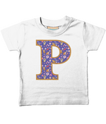 Purple Cats T-Shirt Letter P