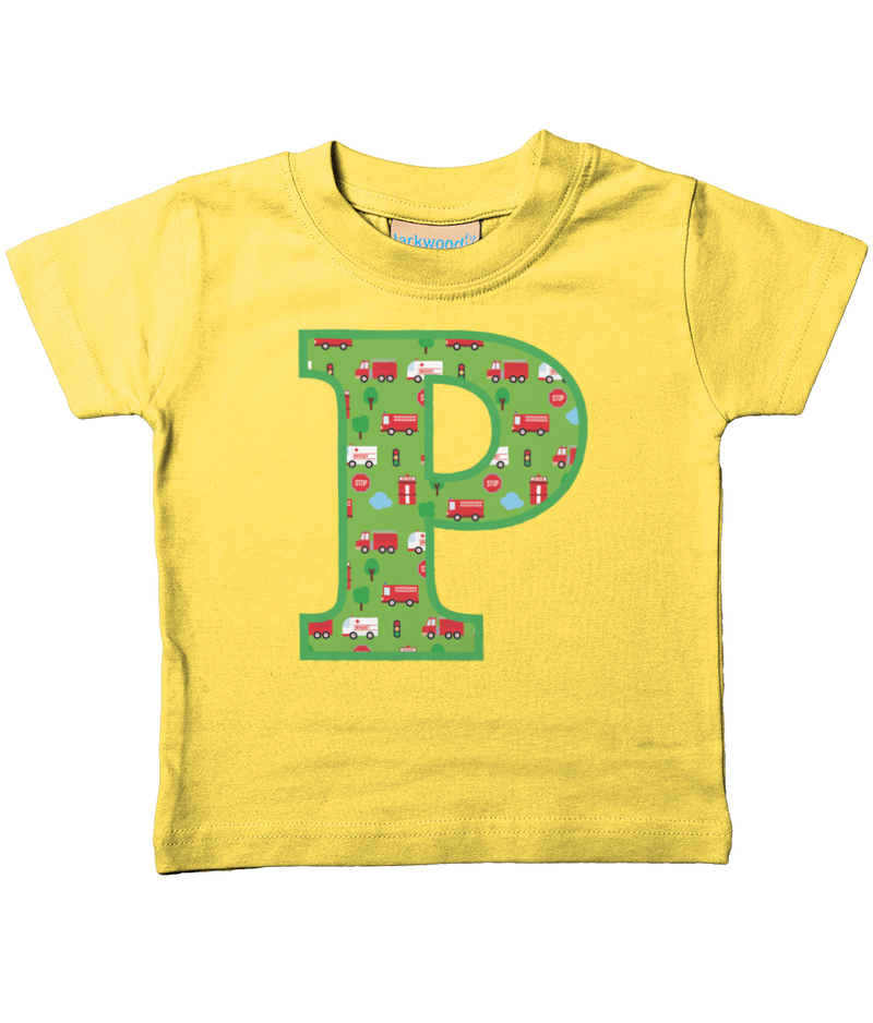 Traffic T-Shirt Letter P