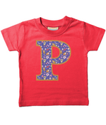 Purple Cats T-Shirt Letter P