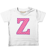 Pink Paws T-Shirt Letter Z